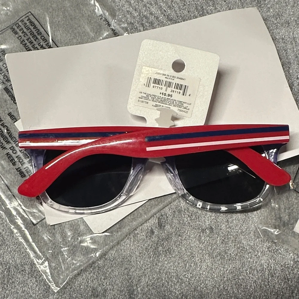 Gymboree Red & Blue Star-Print Patriotic Kids Sunglasses